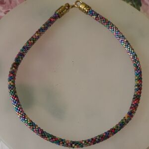 Elegant Multicolor Beaded Necklace